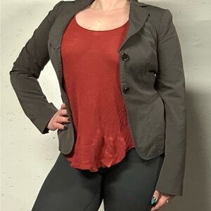 The Limited Charcoal Blazer